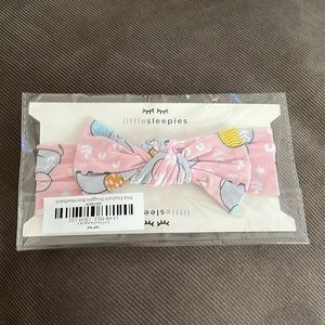 Little sleepies elephant bow